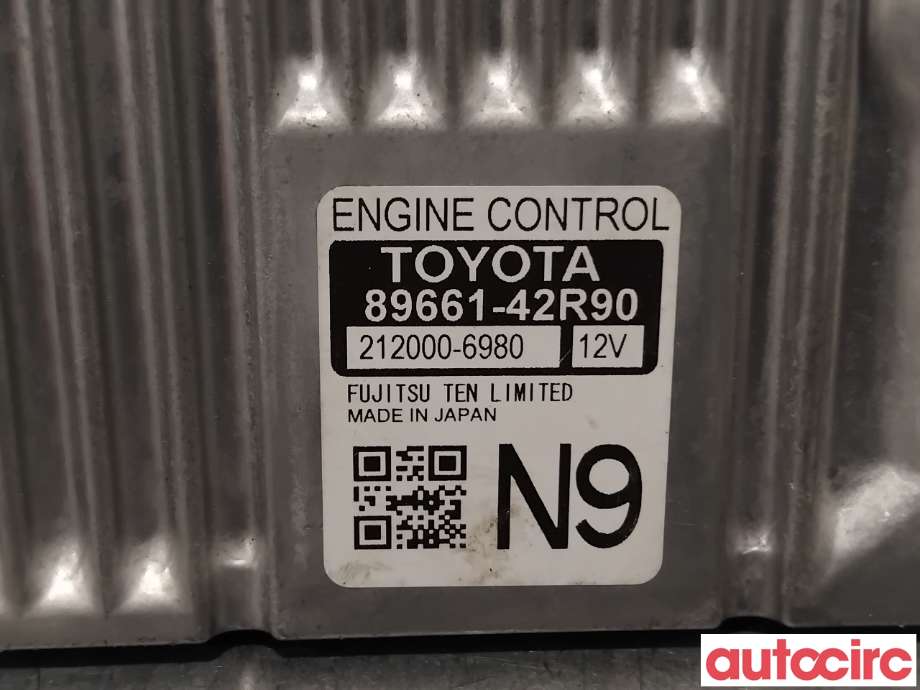 Styreenhet motor til Toyota RAV4 2013-2015 (Type IV, Fase 1) (TOYOTA|8966142R90|212000-6980|89661-42R90)