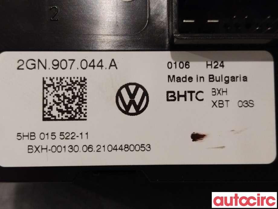 Varmeapparat betjening til VW T-Cross 2019-->>  (VOLKSWAGEN|2GN907044A)