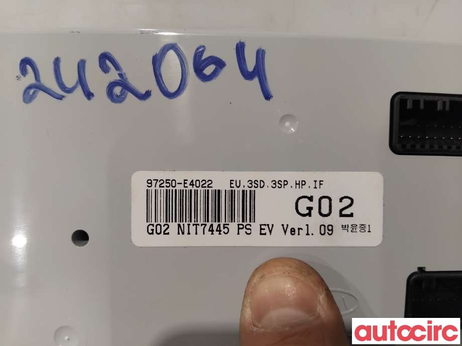 Varmeapparat betjening til Kia Soul 2014-2019 (Type II) (KIA|97250E4022||97250-E4022)