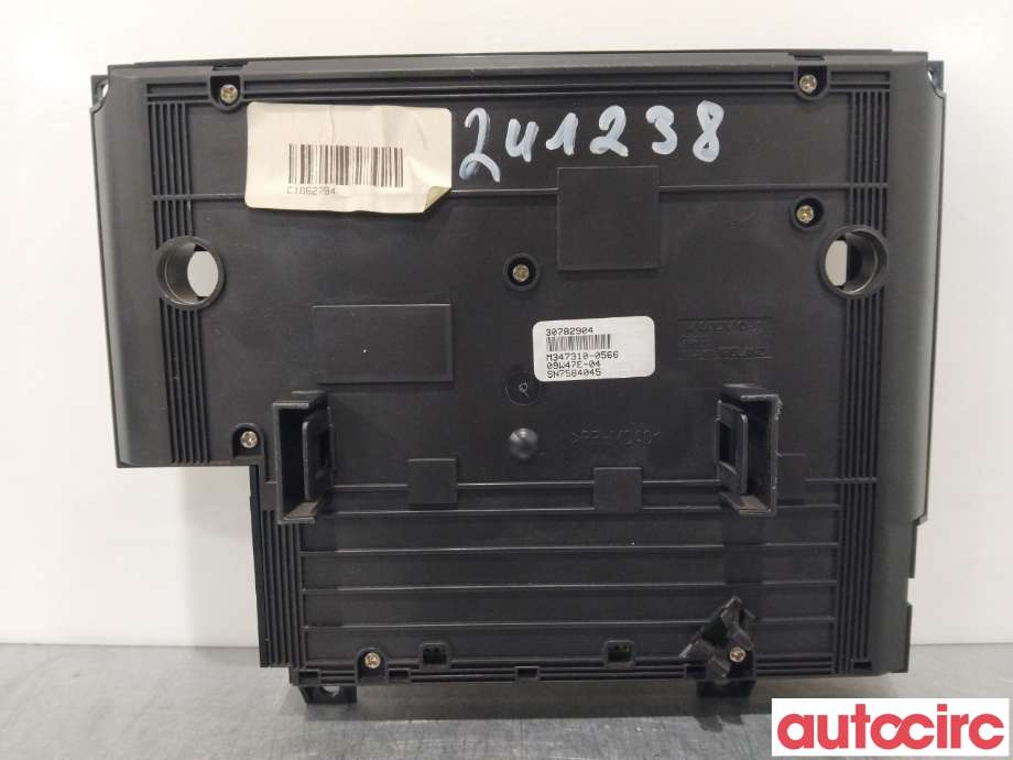 Varmeapparat betjening til Volvo XC60 2008-2013 (Type I, Fase 1)  (VOLVO|30782904)