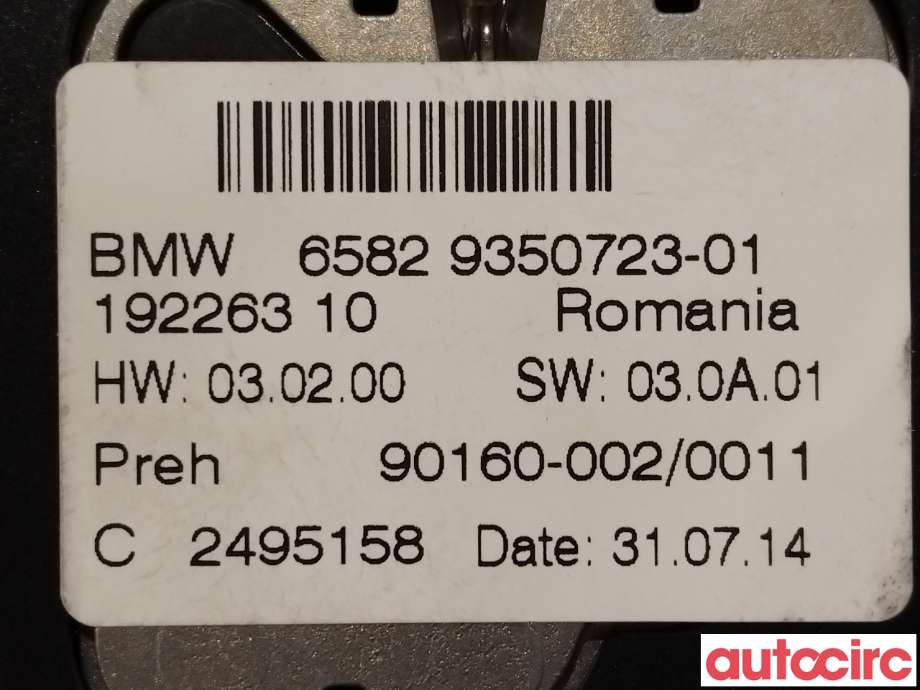 Bryter diverse til BMW X3 2010-2017 (F25) (F25) (BMW|65829350723)