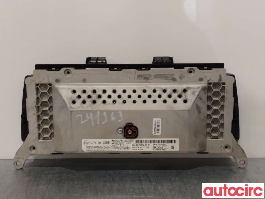 Multimedia display (MCU - Media Controller Unit) til BMW X3 2010-2017 (F25) (F25) (BMW|65509370870|9370870)