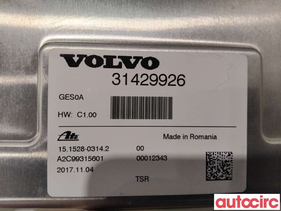 Styreenhet nivå/luftfjæring til Volvo XC60 2017-->> (Type II)  (VOLVO|31429926|A2C99315601)