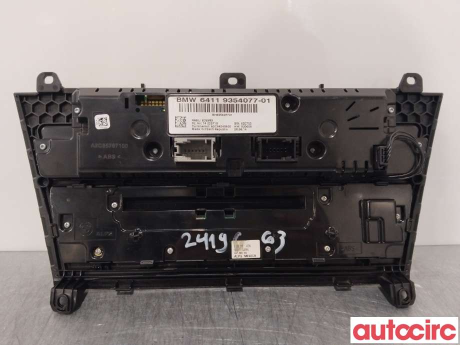 Varmeapparat betjening til BMW X3 2010-2017 (F25) (F25) (BMW|64116825513|64119354077)