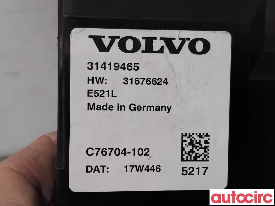 Styreenhet elektrisk bakluke til Volvo XC60 2017-->> (Type II)  (VOLVO|32448577|C76704-102|31676624)