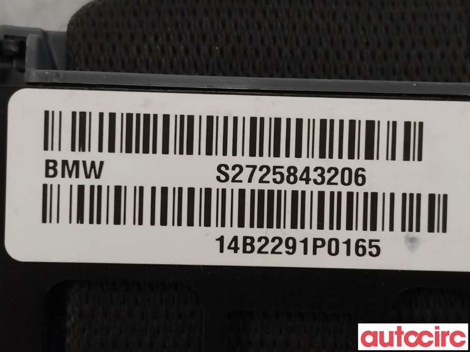 Sikkerhetsbelte foran høyre til BMW X3 2010-2017 (F25) (F25) (BMW|72117258432|S2725843206)