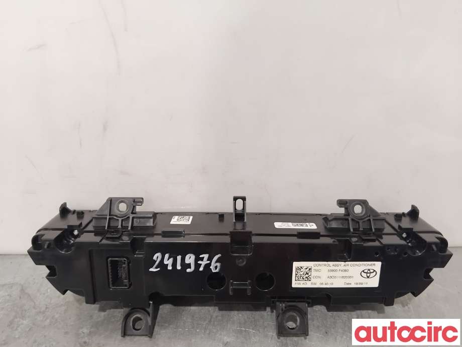 Varmeapparat betjening til Toyota C-HR 2016-->>  (TOYOTA|55900F4380|A3C0111820001|55900-F4380)