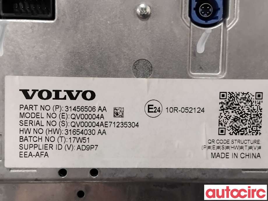 Instrument kjørecomputer til Volvo V90 / V90 CC / S90 2016-->>  (VOLVO|36010873|QV00004A|31456506)