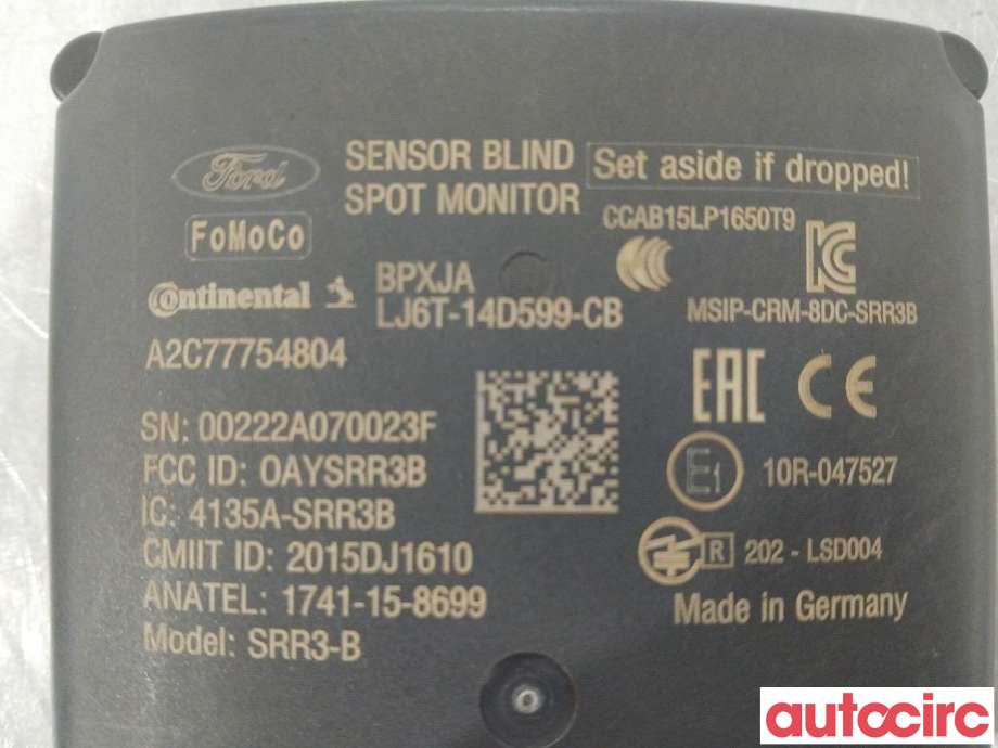 Sensor radar til Ford Kuga 2019-->> (Type III)  (FORD|2552280|LJ6T-14D599-CB)