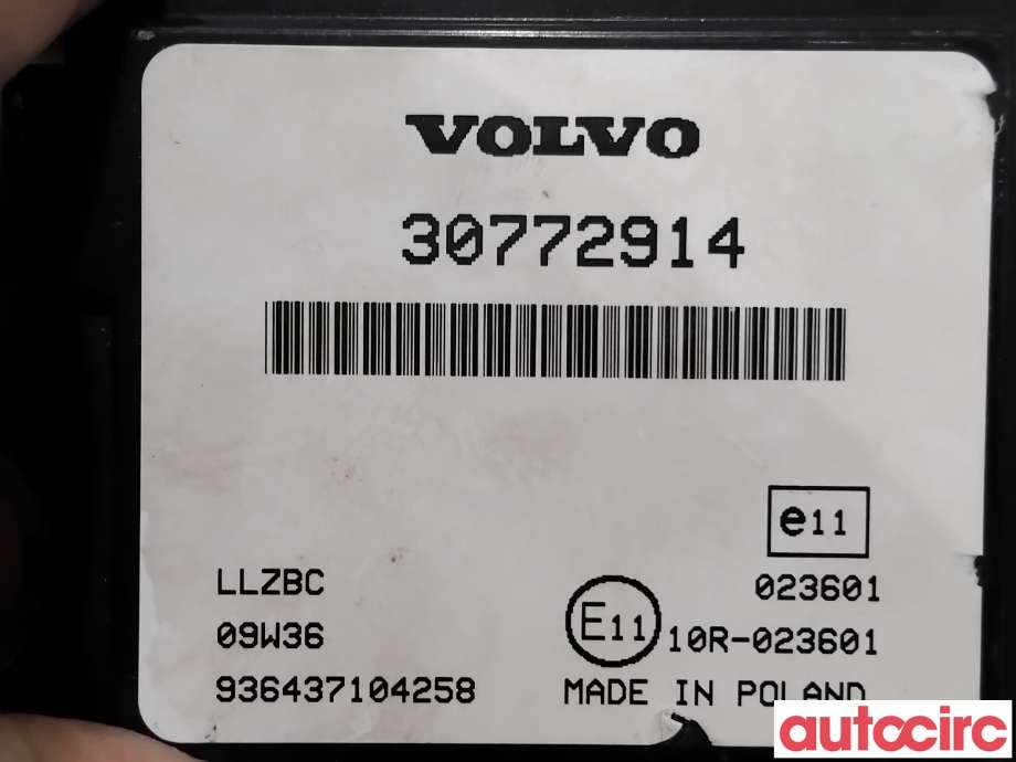 Styreenhet diverse til Volvo XC60 2008-2013 (Type I, Fase 1)  (VOLVO|30772914|)