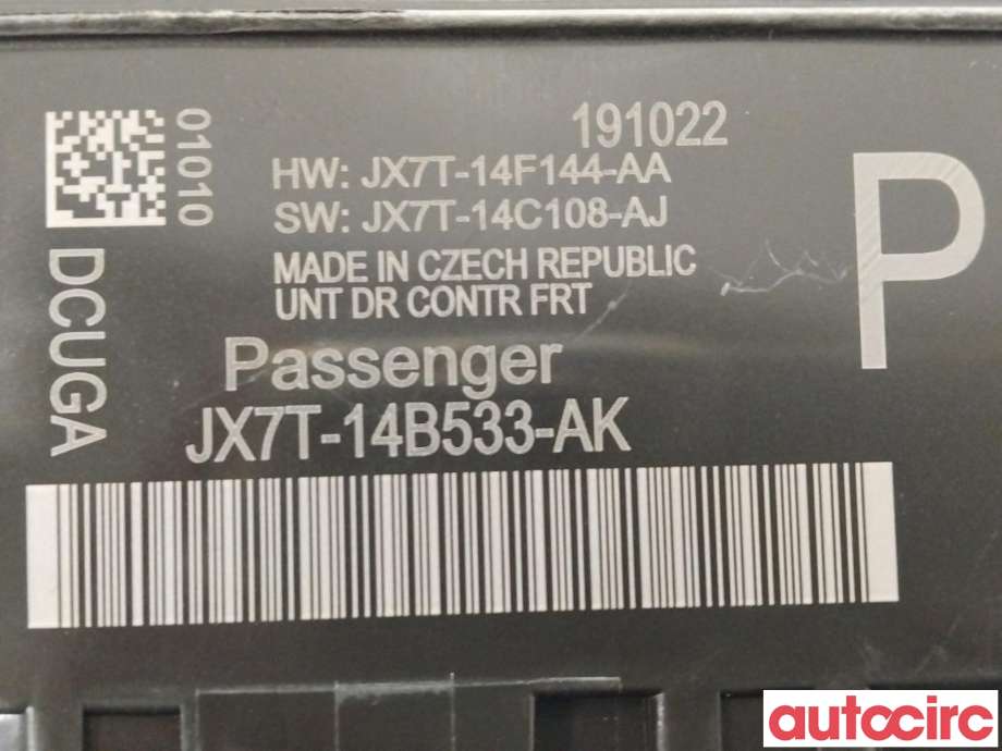 Styreenhet dør venstre foran til Ford Kuga 2019-->> (Type III)  (FORD|2613361|JX7T-14B533-AK)