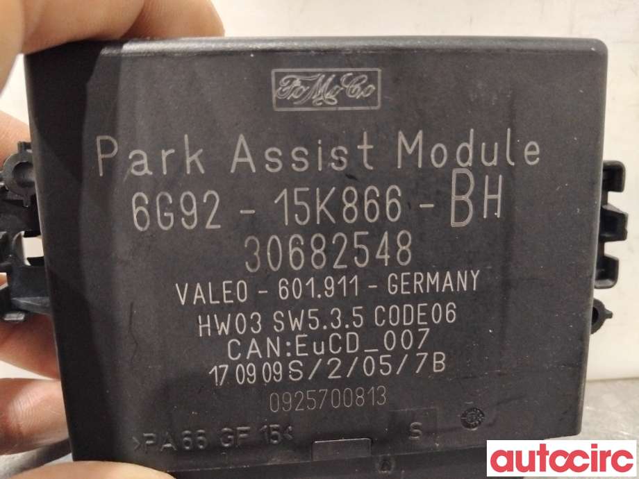 Styreenhet parkering til Volvo XC60 2008-2013 (Type I, Fase 1)  (VOLVO|31341090|601911|30682548)