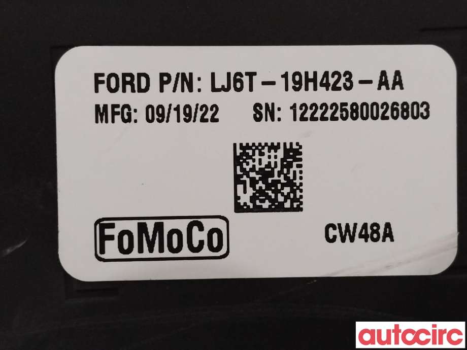 Styreenhet diverse til Ford Kuga 2019-->> (Type III)  (FORD|2459795|LJ6T-19H423-AA)