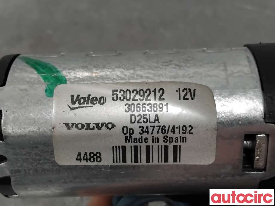 Viskermotor bakrute til Volvo XC60 2008-2013 (Type I, Fase 1)  (VOLVO|31290787|53029212|30663891)