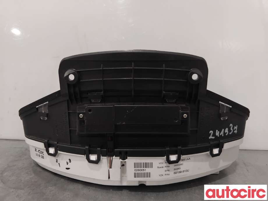 Instrumentpanel til Volvo XC60 2008-2013 (Type I, Fase 1)  (VOLVO|36002492|69199-910U)