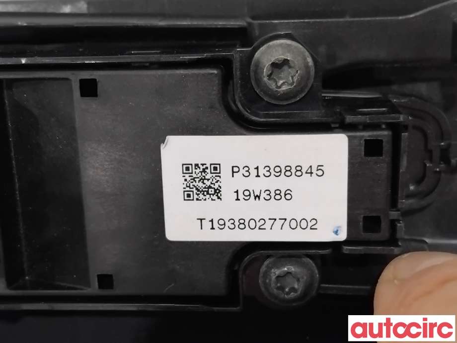 Varmeapparat betjening til Volvo V90 / V90 CC / S90 2016-->>  (VOLVO|31398845|)