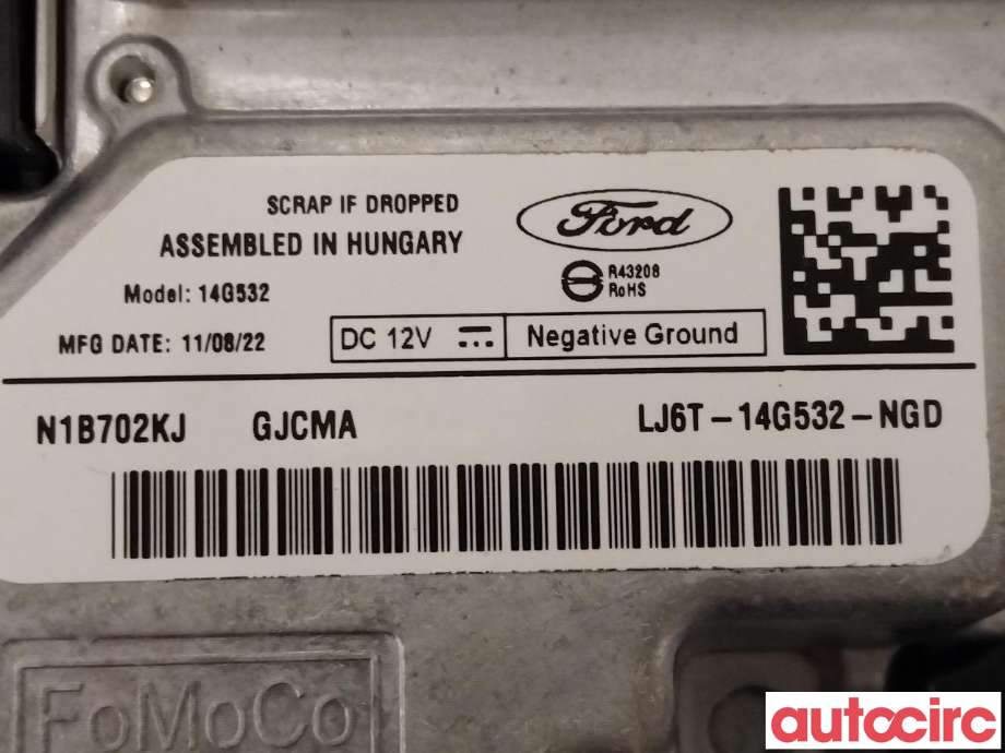 Styreenhet diverse til Ford Kuga 2019-->> (Type III)  (FORD|2757961|LJ6T-14G532-NGD)