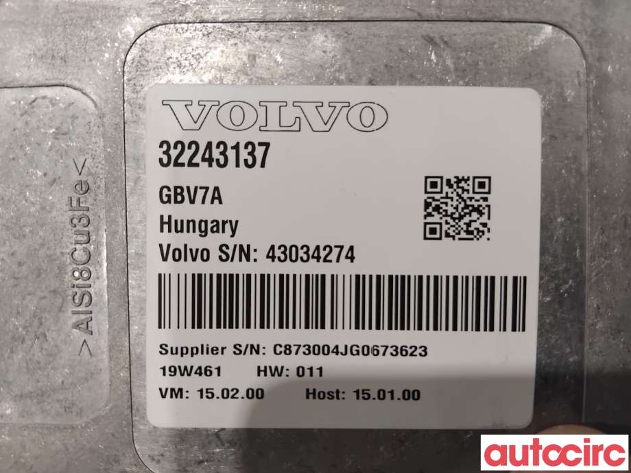 Styreenhet parkering til Volvo V90 / V90 CC / S90 2016-->>  (VOLVO|32243137|43034274)