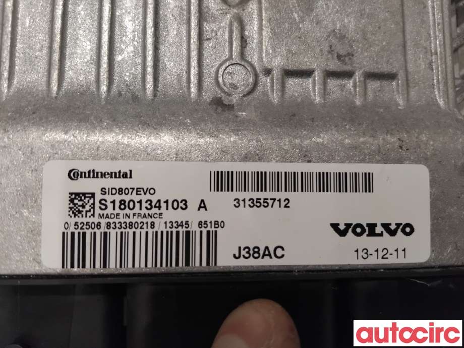 Styreenhet motor til Volvo V40 2012-2019  (VOLVO|36000608|S180134103|31355712)