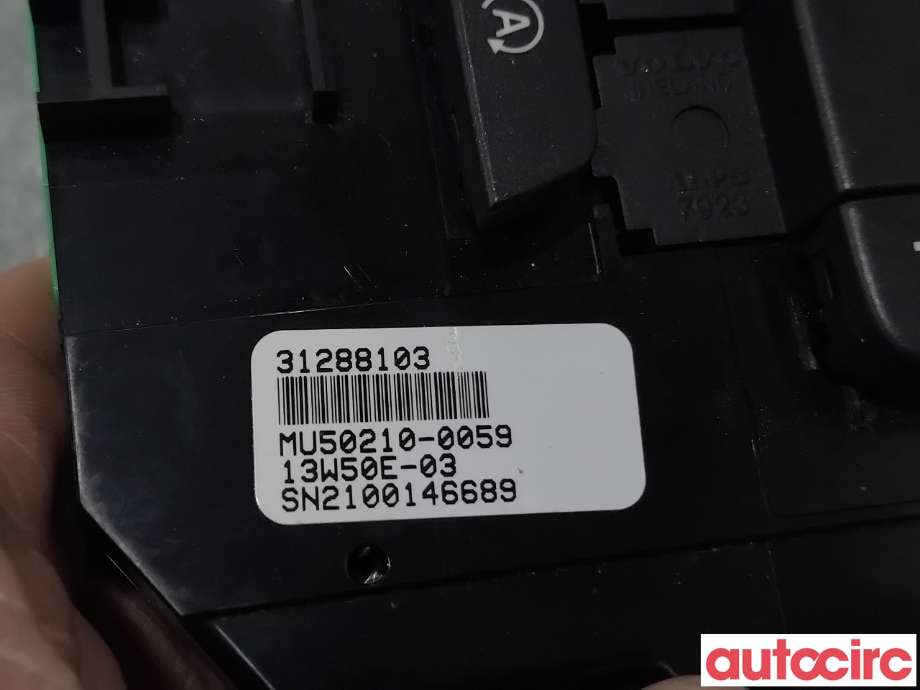 Varmeapparat betjening til Volvo V40 2012-2019  (VOLVO|31288103|)