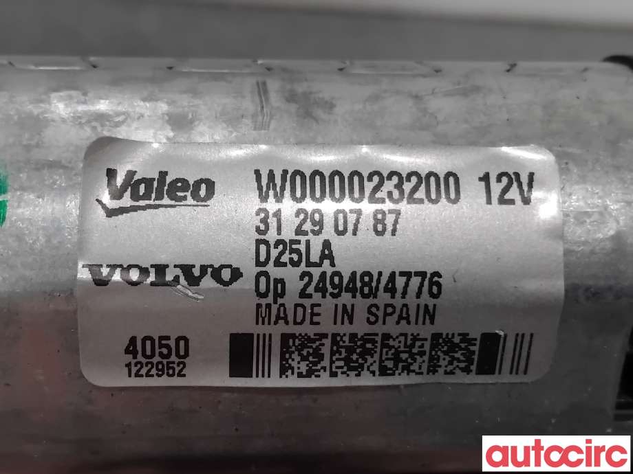 Viskermotor bakrute til Volvo XC60 2008-2013 (Type I, Fase 1)  (VOLVO|31290787|W000023200)