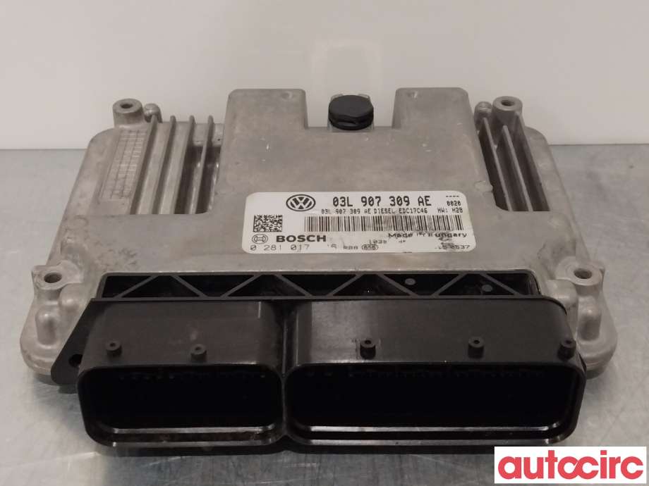 Styreenhet motor til VW Tiguan 2011-2016 (Type I, Fase 2)  (VOLKSWAGEN|03L906018FQ|03L907309AE)