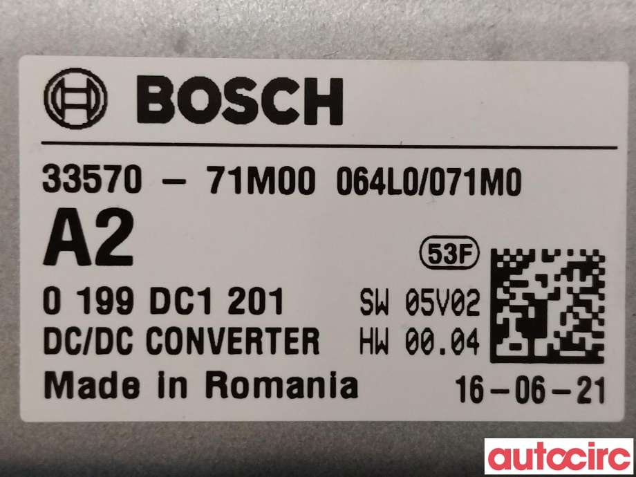 Styreenhet diverse til Suzuki SX4 S-CROSS 2013-->> (Type II)  (SUZUKI|33570-71M00)