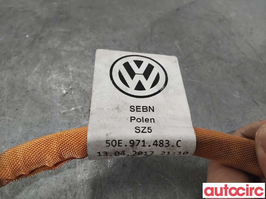 Kabel høy volt (HV) hybrid til VW e-Golf 2017-2020 (Fase 2)  (VOLKSWAGEN|5QE971483C|)