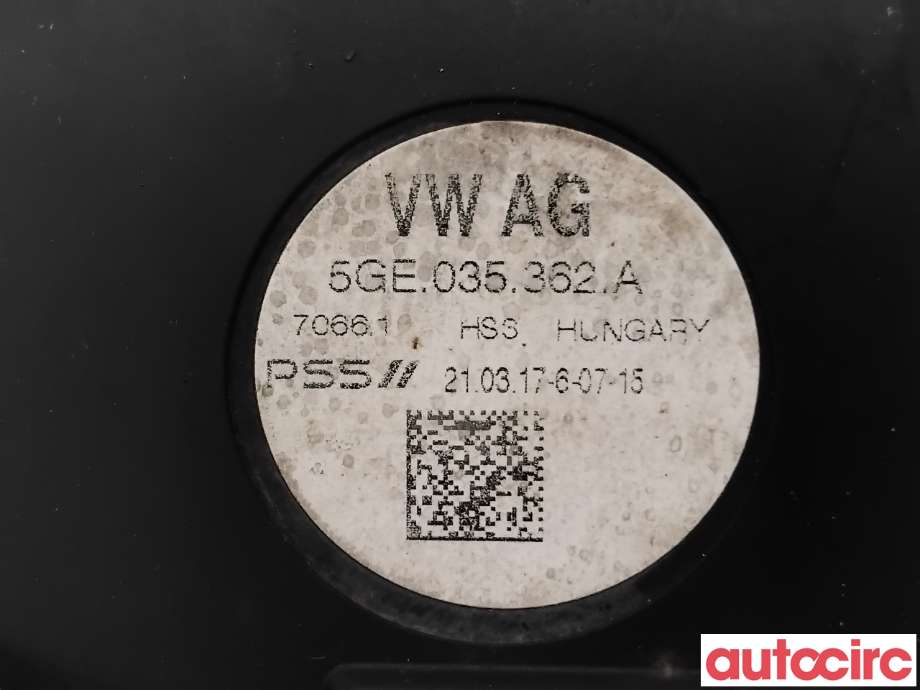 Høyttaler motorlyd, AVAS (Acoustic Vehicle Alerting System) til VW e-Golf 2017-2020 (Fase 2)  (VOLKSWAGEN|5GE035362A|)