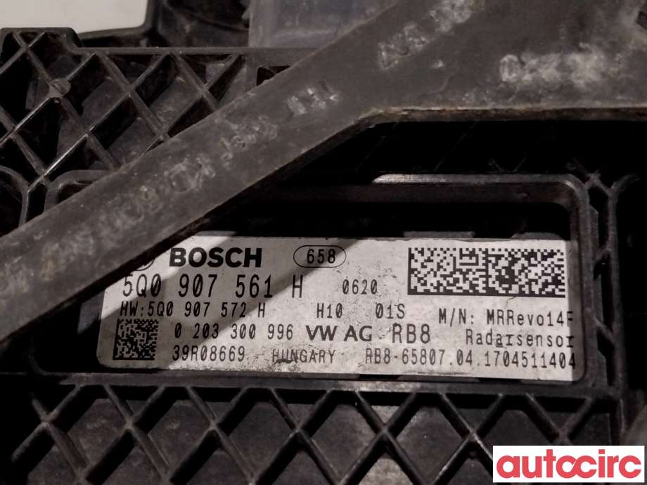 Sensor radar til VW e-Golf 2017-2020 (Fase 2)  (VOLKSWAGEN|5Q0907561H|0203300996)