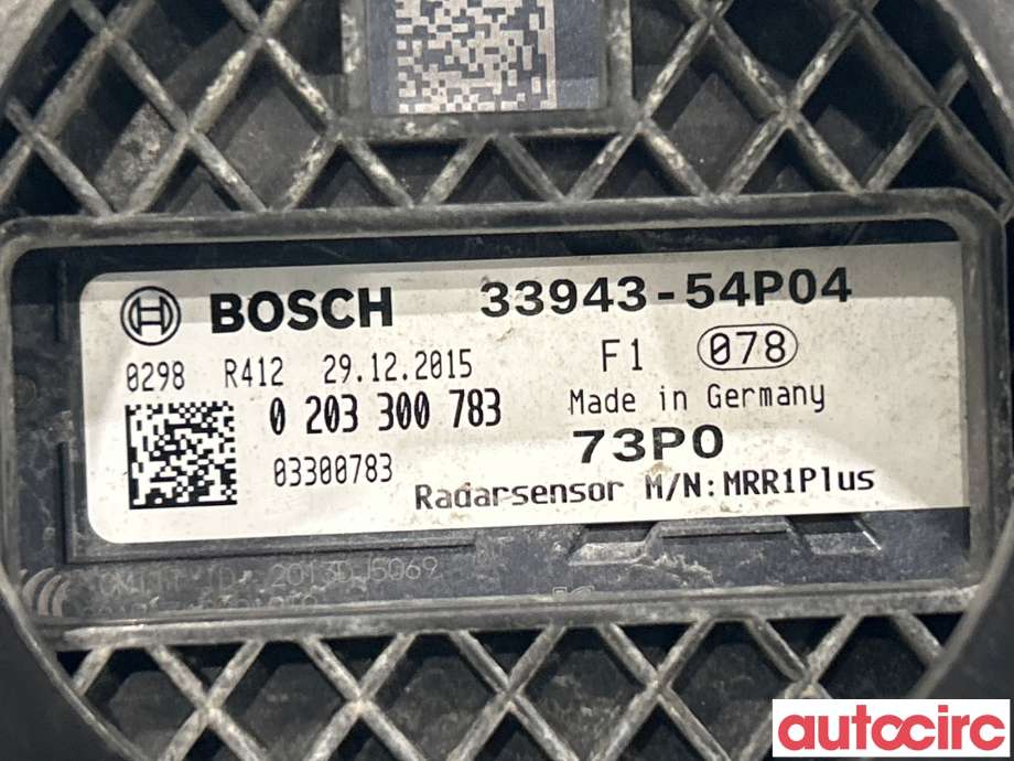 Sensor radar til Suzuki Vitara 2015-->> (Type IV)  (SUZUKI|33941-54P33-000|33941-54P33|33941-54P04)