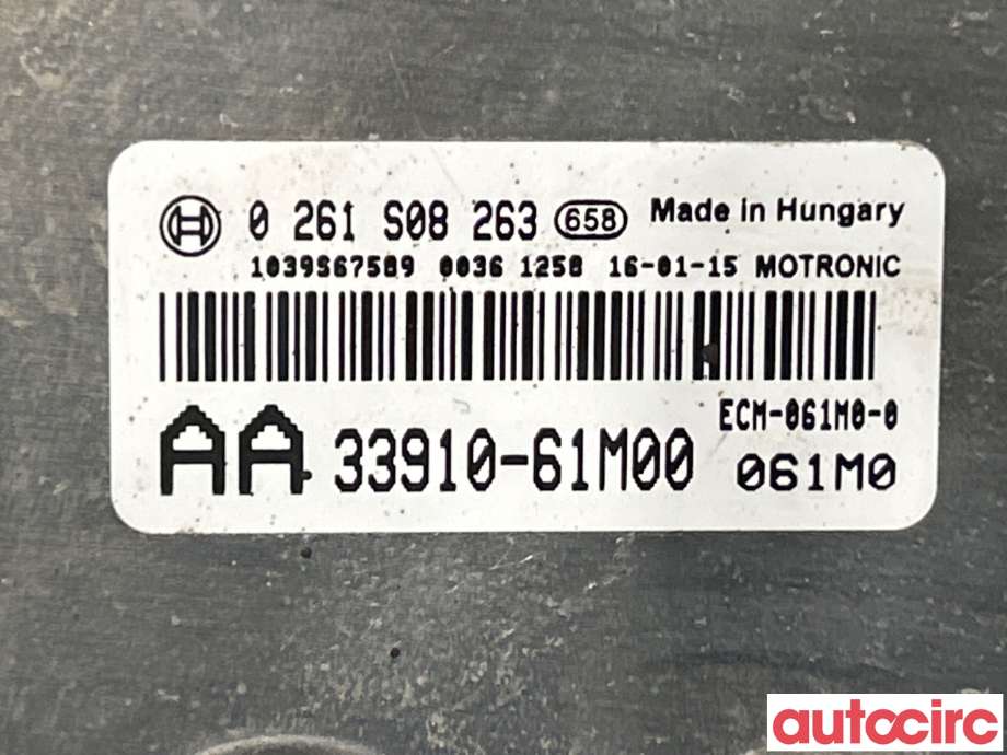 Styreenhet motor til Suzuki Vitara 2015-->> (Type IV)  (SUZUKI|33910-61M00|0261S08263)