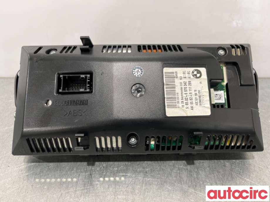 Multimedia display (MCU - Media Controller Unit) til BMW 5-Serie 2003-2010 (E60/E61) (E60/E61) (BMW|65829193758|A2C53118676|6582-6970342)