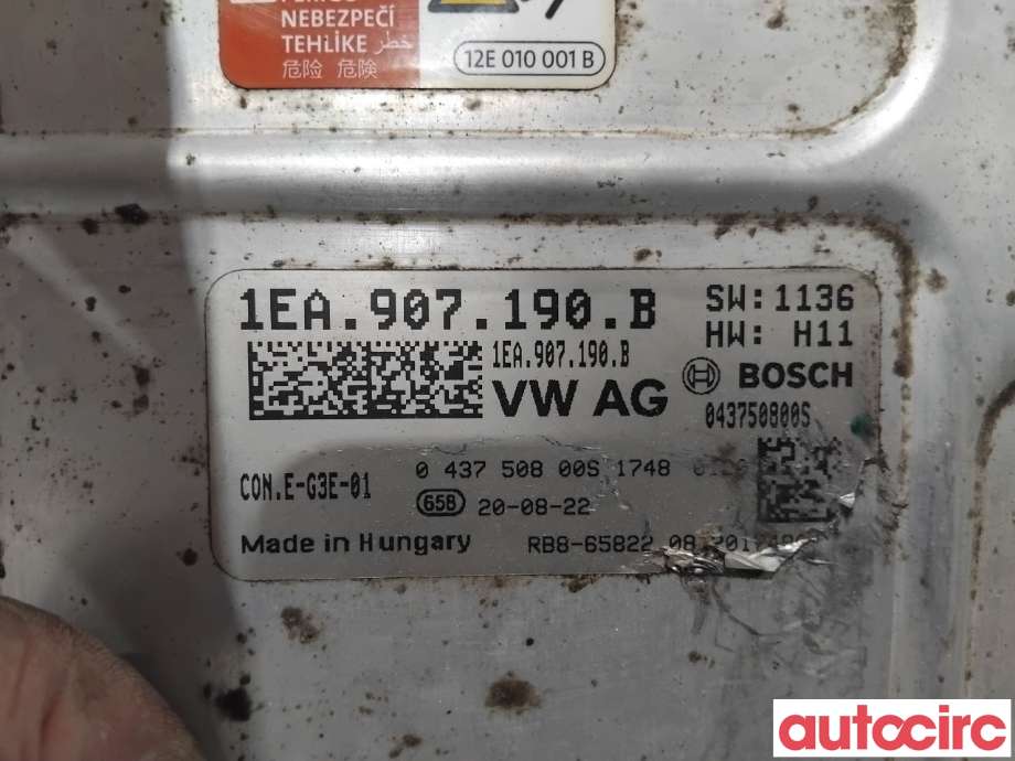 Inverter elbil til VW ID.3 2020-->>  (VOLKSWAGEN|1EA907190K|043750800S|1EA907190B)