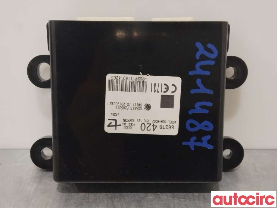 Styreenhet nøkkelfri/keyless til Mitsubishi Outlander, 2015-->> (Type III, Fase 2)  (MITSUBISHI|8637B420)