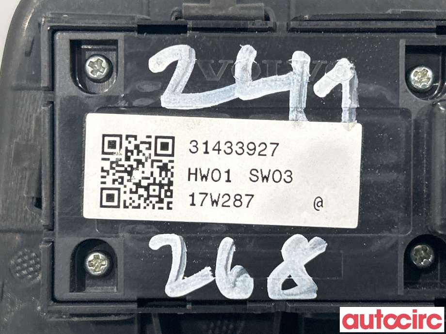 Bryter ruteheis til Volvo V90 / V90 CC / S90 2016-->>  (VOLVO|31433927)