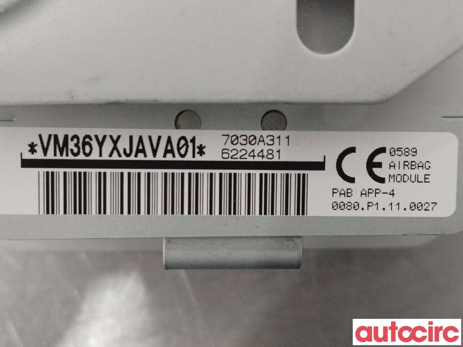 Airbag passasjer til Mitsubishi Outlander 2015-->> (Type III, Fase 2)  (MITSUBISHI|7030A311)
