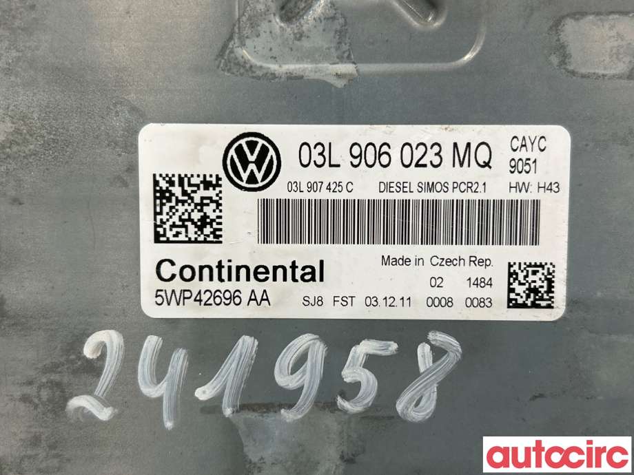 Styreenhet motor til VW Golf VI 2008-2012  (VOLKSWAGEN|03L906023MQ|5WP42696AA)