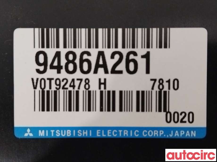 Styreenhet diverse til Mitsubishi Outlander 2015-->> (Type III, Fase 2) (MITSUBISHI|9486A261)
