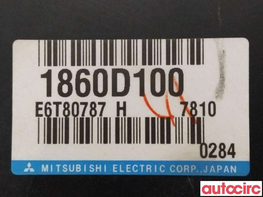Styreenhet motor til Mitsubishi Outlander 2015-->> (Type III, Fase 2)  (MITSUBISHI|1860D100|E6T80787)