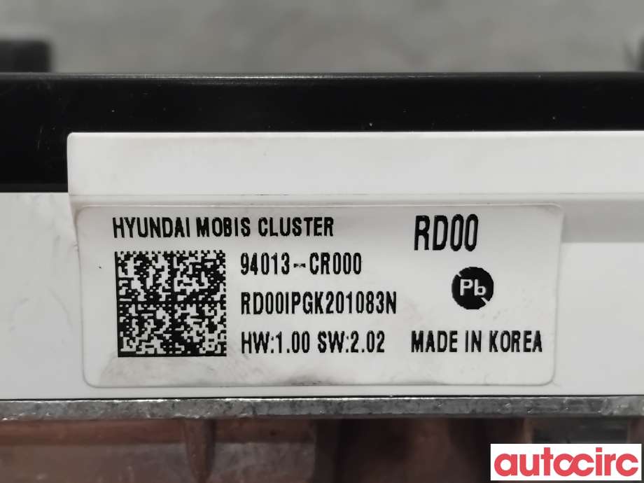 Instrumentpanel til Kia XCeed 2021-->> (SUV) (SUV) (KIA|94013CR000||94013-CR000)