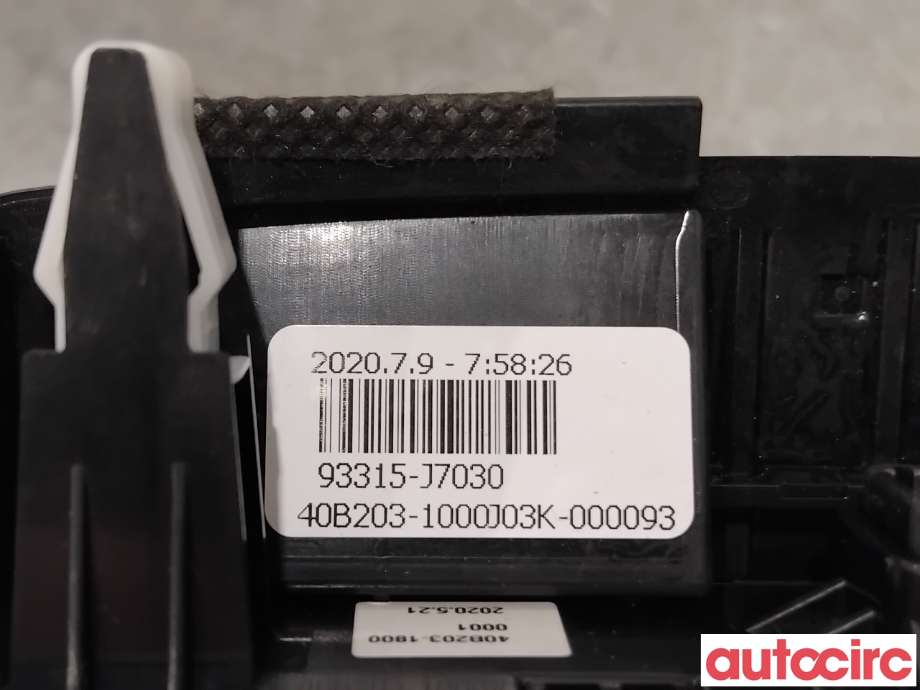 Bryter setevarme til Kia XCeed 2021-->> (SUV) (SUV) (KIA|93315J7030WK||93315-J7030)