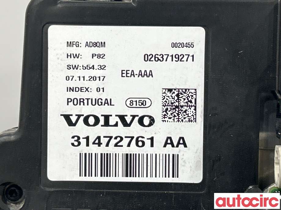Instrumentpanel til Volvo XC60 2017-->> (Type II)  (VOLVO|36051309|31472761)