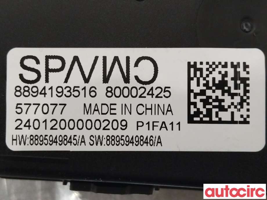 Styreenhet klima/aircondition til Volvo EX30 2023-->>  (VOLVO|80002425)