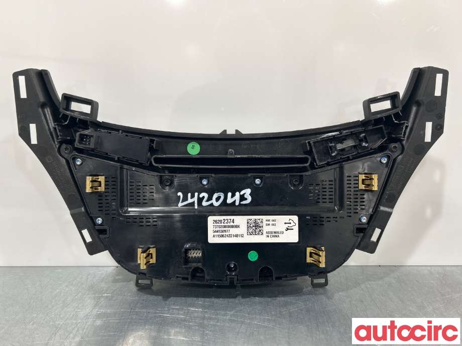 Varmeapparat betjening til Opel Insignia A 2014-2017  (OPEL|26202374|)