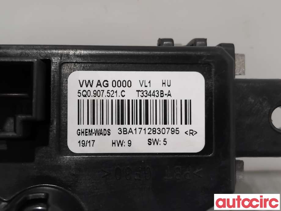 Varmeapparat motstand til VW e-Golf 2017-2020 (Fase 2)  (VOLKSWAGEN|5Q0907521C|T33443B-A|5WA907521)