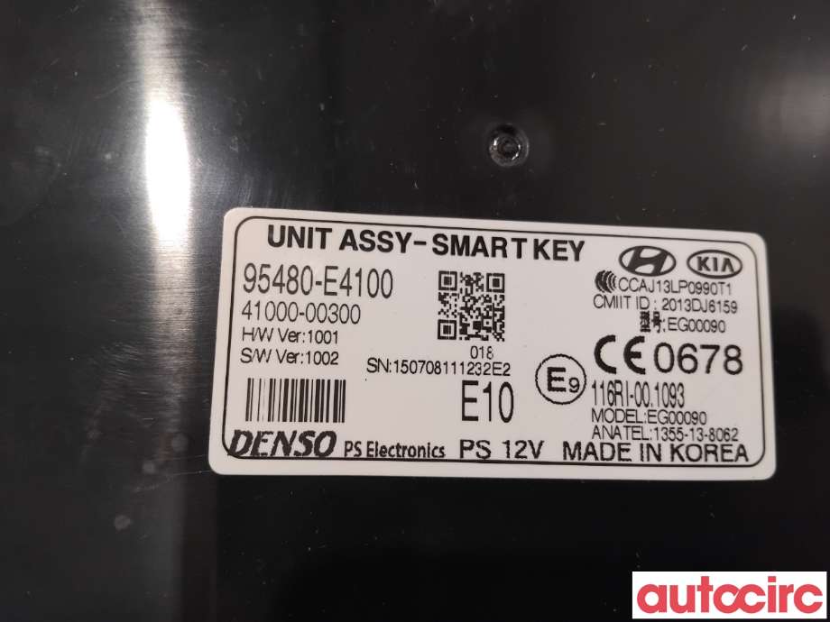 Styreenhet nøkkelfri/keyless til Kia Soul 2014-2019 (Type II)  (KIA|95480E4100|41000-00300|95480-E4100)