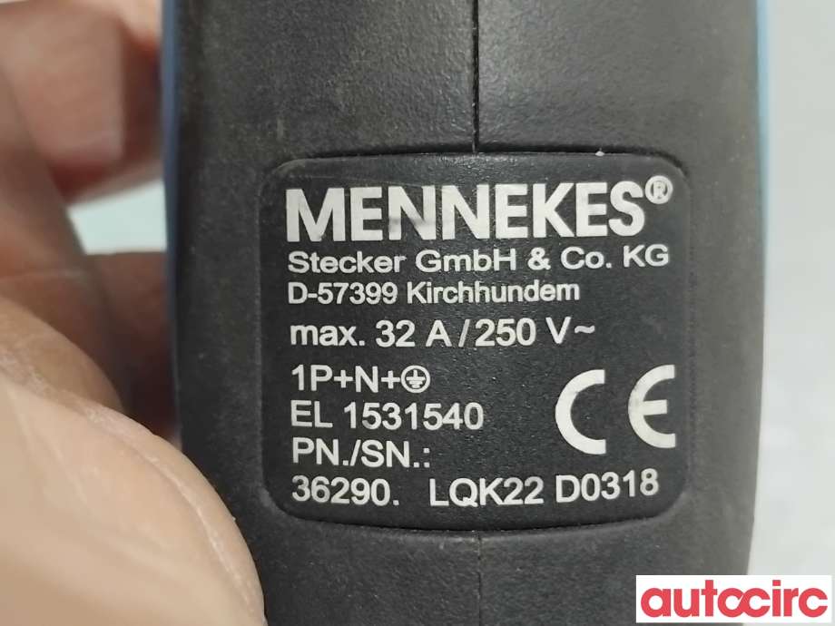 Batterilader kabel til Kia Soul 2014-2019 (Type II)  (KIA|NO NR|D-57399|)
