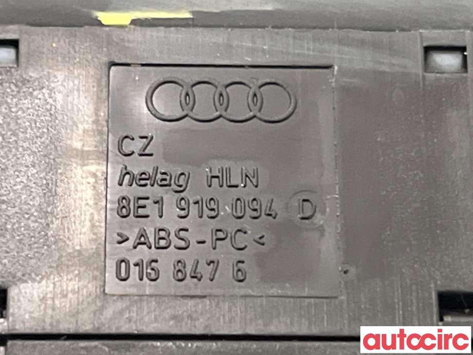Bryter diverse til Audi A4 2004-2008 (Type III) (B7) (B7) (AUDI|8E1919094D|)