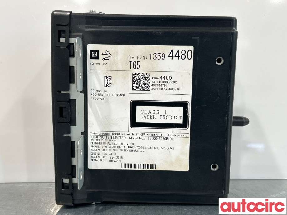 Bilstereo til Opel Insignia A 2014-2017  (OPEL|84016434|13594480)